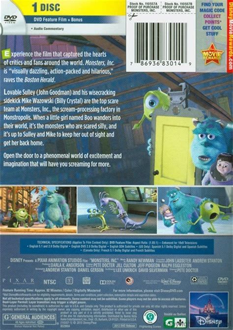 real monsters dvd|monsters inc dvdempire.